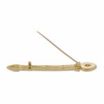 Anstecknadel Gelbgold 750 / 18K mit 0,9ct Diamanten - Bild 2 Vorschau
