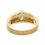 Diamant Ring Gelbgold 750/18K. ca. 1,10ct. Marquise & Baguette - Bild 3 Vorschau