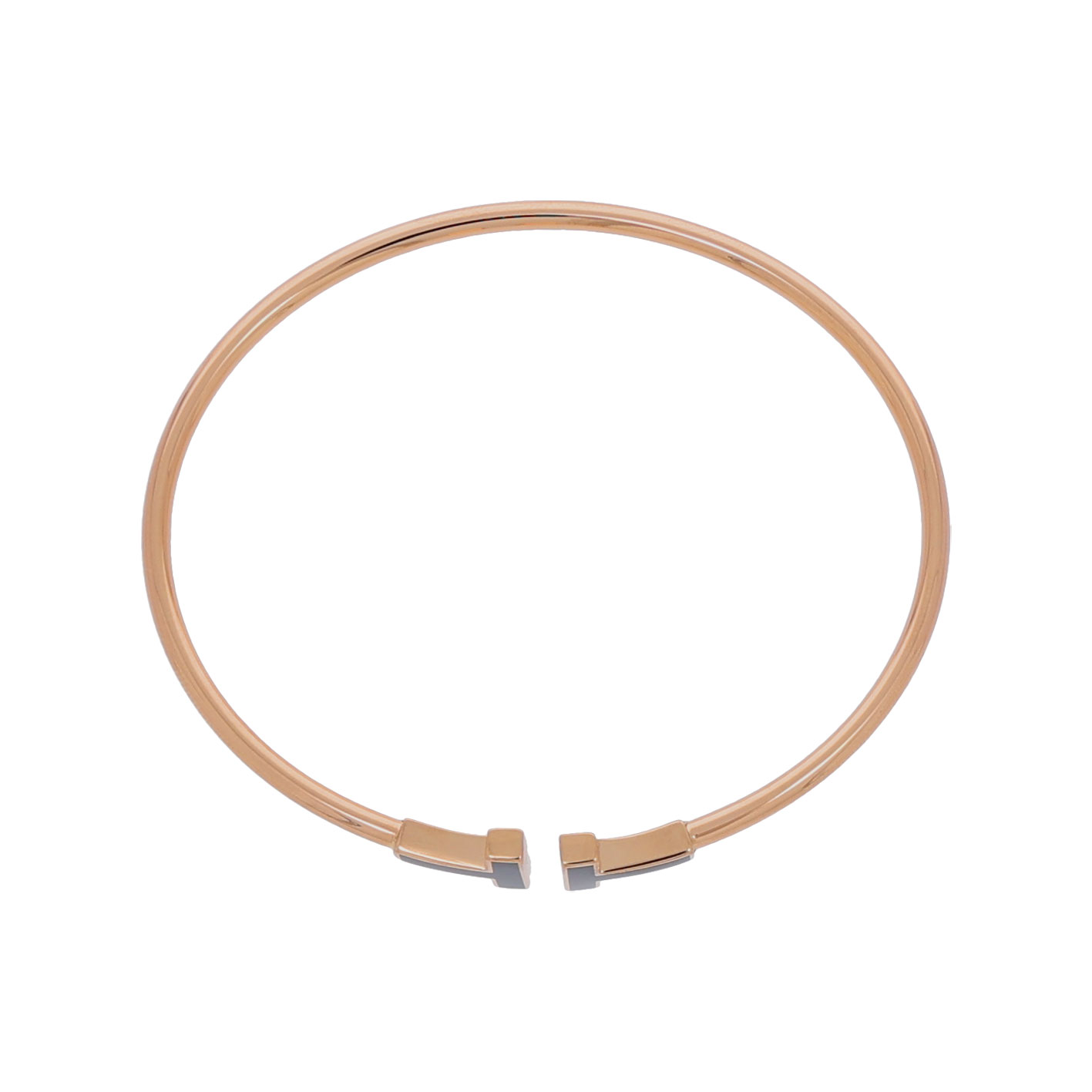 Tiffany & Co T black Onyx wire Roségold 750/18K - Bild 3