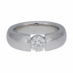 Wempe Solitärring Gr.56 Weißgold 750 / 18K mit 1,05ct Diamant - Bild 2 Vorschau