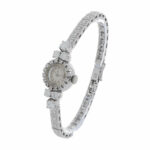 Ebel Lady White Gold Diamond 3ct. Vintage Watch ca. 1960 Rare - Bild 2 Vorschau