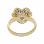 Herzring Gr. 55 Gelbgold 750 / 18K mit 1,5ct Diamanten - Bild 3 Vorschau