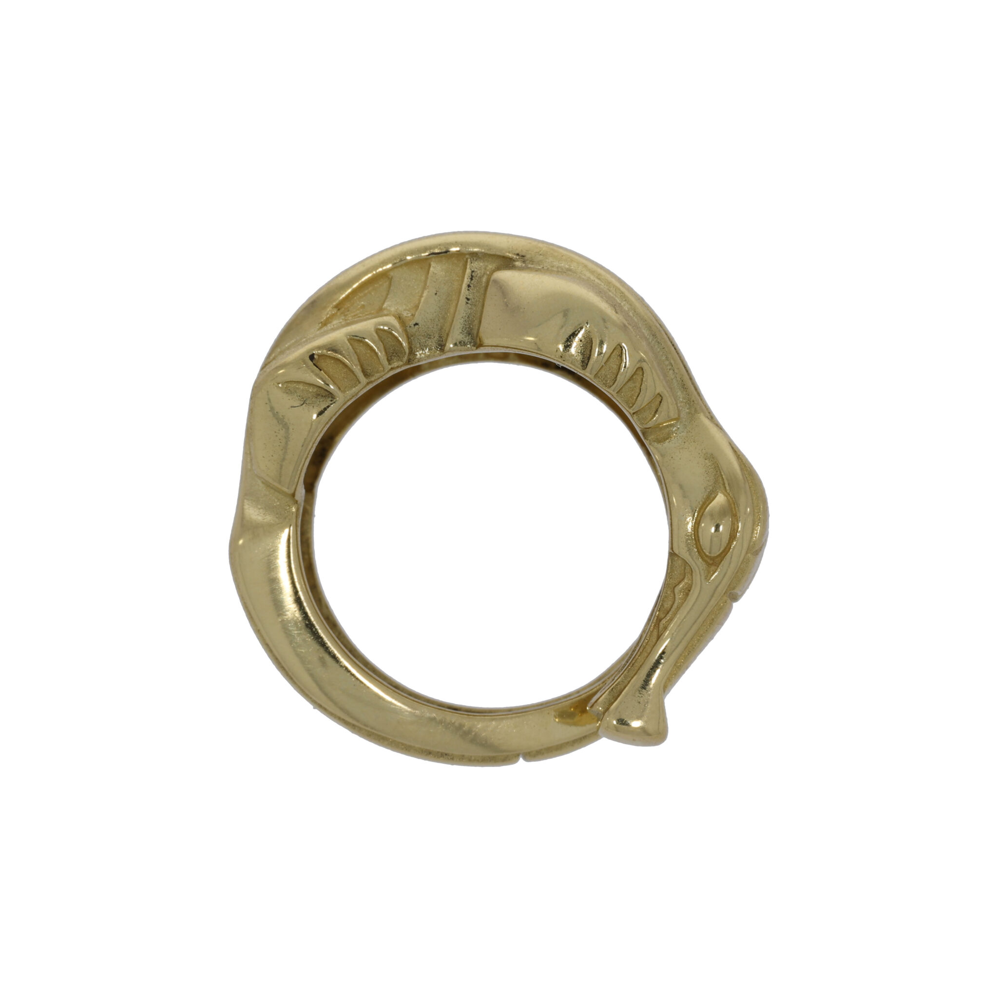 Kieselstein Cord Ring Gr.54 in Alligator Form Gelbgold 750 / 18K - Bild 4