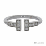 Tiffany & Co. T Wire Ring mit Diamanten Weißgold 750 / 18K - Bild 4 Vorschau