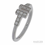 Tiffany & Co. T Wire Ring mit Diamanten Weißgold 750 / 18K - Bild 2 Vorschau
