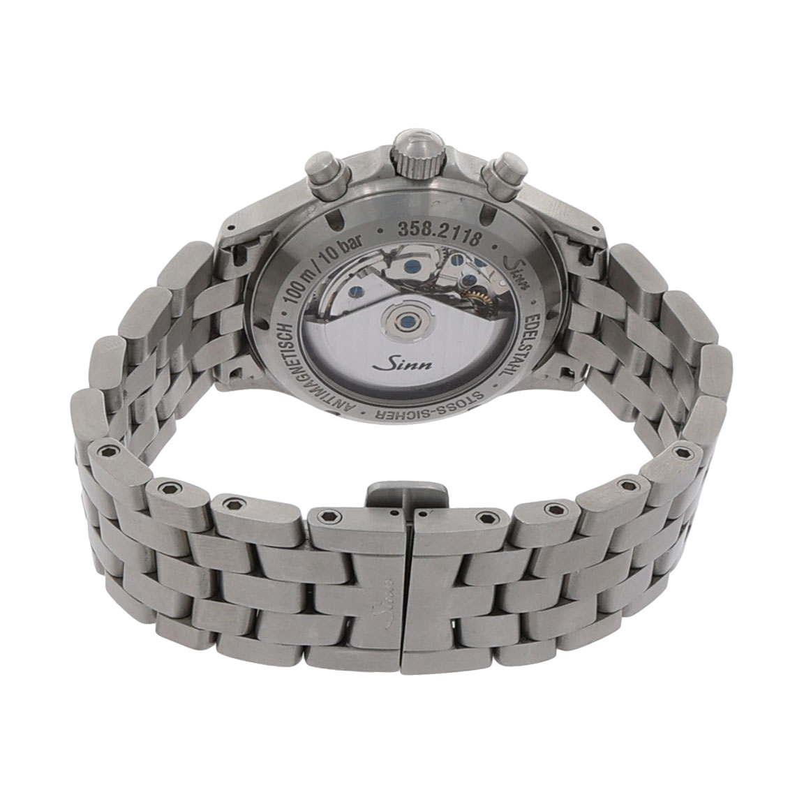 Sinn 358 Sa Flieger Stahl 42mm automatic Chronograph Day Date Full Set - Bild 8