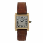 Cartier Tank Obus Ref. 1630 Gold 18K champagne Dial ca. 1995 Perfect Condition 25x31mm Vorschau