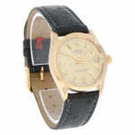 Rolex Date Ref. 6629 Gold 18K Bark Bezel in crispy condition ca.1969 - Bild 3 Vorschau