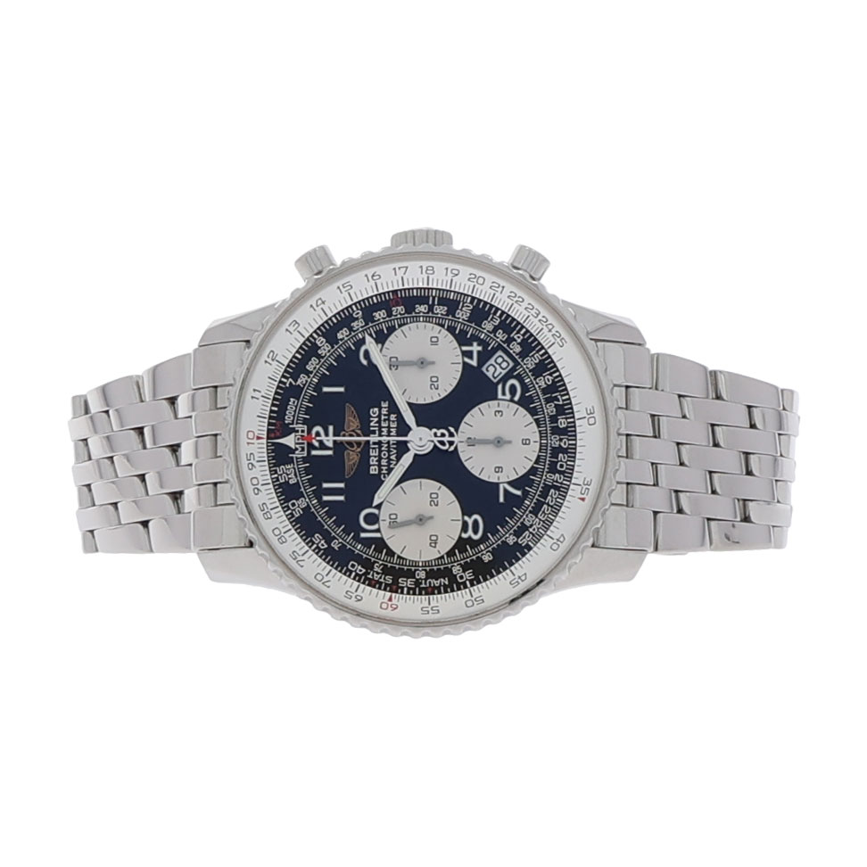 Breitling Navitimer Ref A 23322 Steel Black Dial Full Set 2007 Top Condition - Bild 4