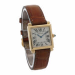 Cartier Tank Obus Ref. 1630 Gold 18K champagne Dial ca. 1995 Perfect Condition 25x31mm - Bild 3 Vorschau