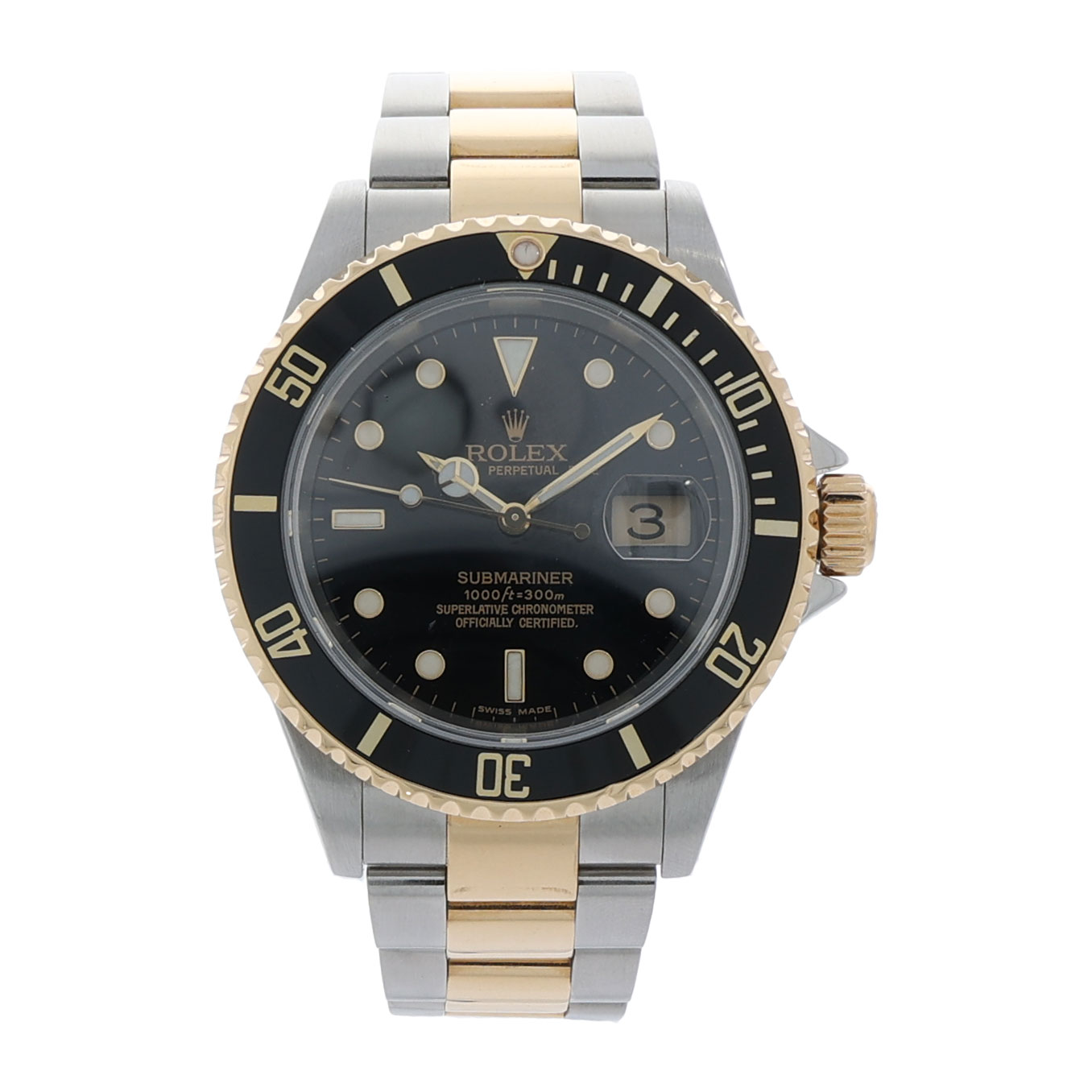 Rolex Submariner Date Ref. 16613T ca.2007 black dial sehr guter Zustand m. Box