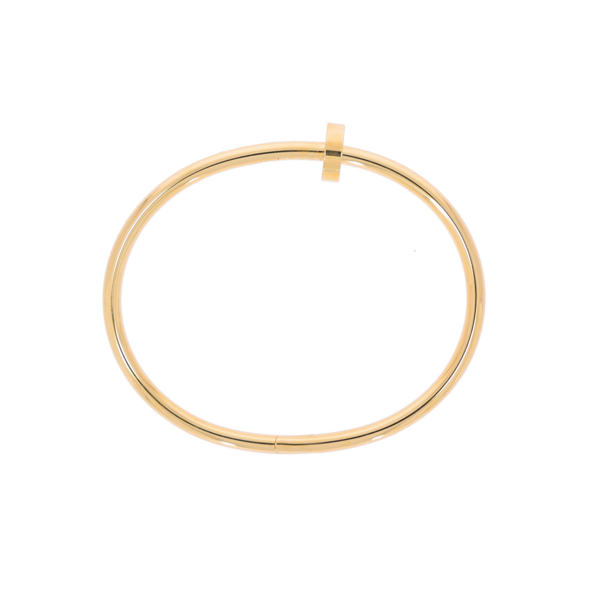 Cartier Juste un Clou Gr.19 Gelbgold 750 / 18K mit Box + Zertifikat - Bild 5