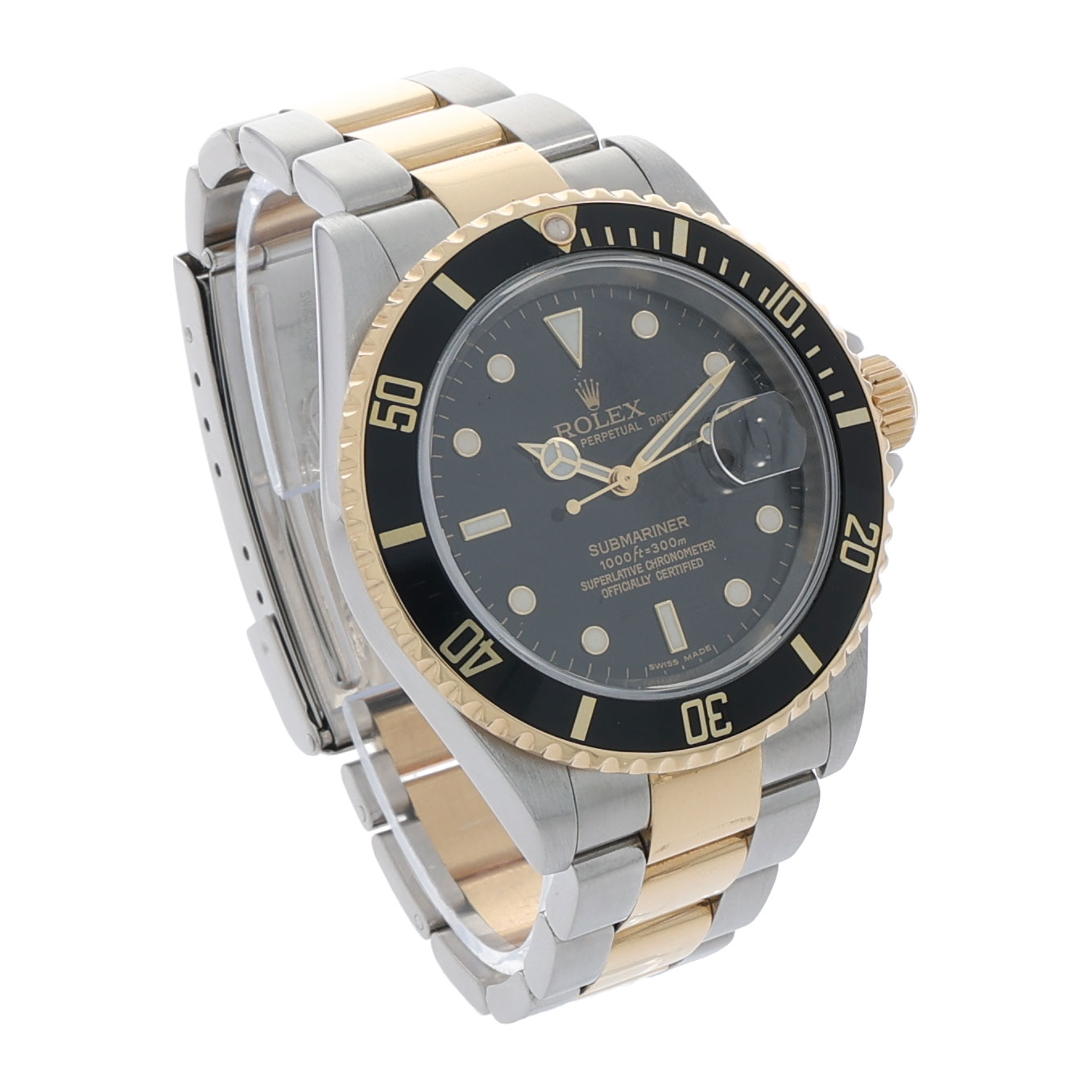 Rolex Submariner Date Ref. 16613T ca.2007 black dial sehr guter Zustand m. Box - Bild 3
