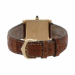Cartier Tank Obus Ref. 1630 Gold 18K champagne Dial ca. 1995 Perfect Condition 25x31mm - Bild 5 Vorschau