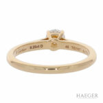 Cartier Solitärring Gr.48 Gelbgold 0,26ct Diamant Cartier / GIA Zertifiakt - Bild 3 Vorschau