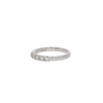 Ring Weißgold 750 / 18K mit 5 Diamanten insgesamt ca. 0,5ct - Bild 3 Vorschau