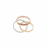Cartier Trinity Ring Gr. 50 Tricolor 750 / 18K mit Box und Zertifikat - Bild 4 Vorschau