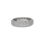Pavée Ring 585 Weißgold ca. 0,83 ct Vorschau