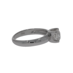 Diamanten Ring 1,0ct Brillant Weißgold 750 / 18K HRD Zertifikat - Bild 5 Vorschau