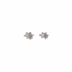 Davidstern Ohrstecker Weißgold 750 / 18K mit ca. 0,36ct Diamanten - Bild 2 Vorschau