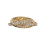 Dreierring Gelbgold 750 / 18K Diamanten ca. 1,5ct Vorschau