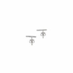 Davidstern Ohrstecker Weißgold 750 / 18K mit ca. 0,36ct Diamanten - Bild 3 Vorschau