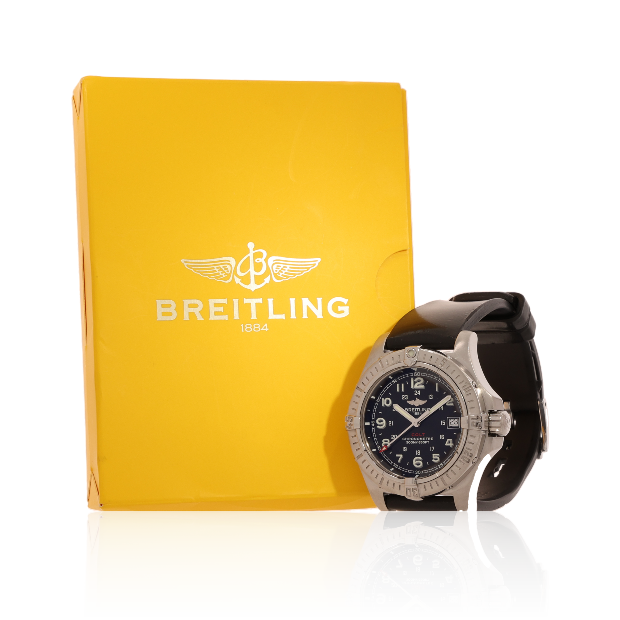 Breitling Colt Quartz Chronometer Ref. A74380 Stahl Full Set 2007 Super - Bild 7
