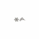 Davidstern Ohrstecker Weißgold 750 / 18K mit ca. 0,36ct Diamanten - Bild 4 Vorschau