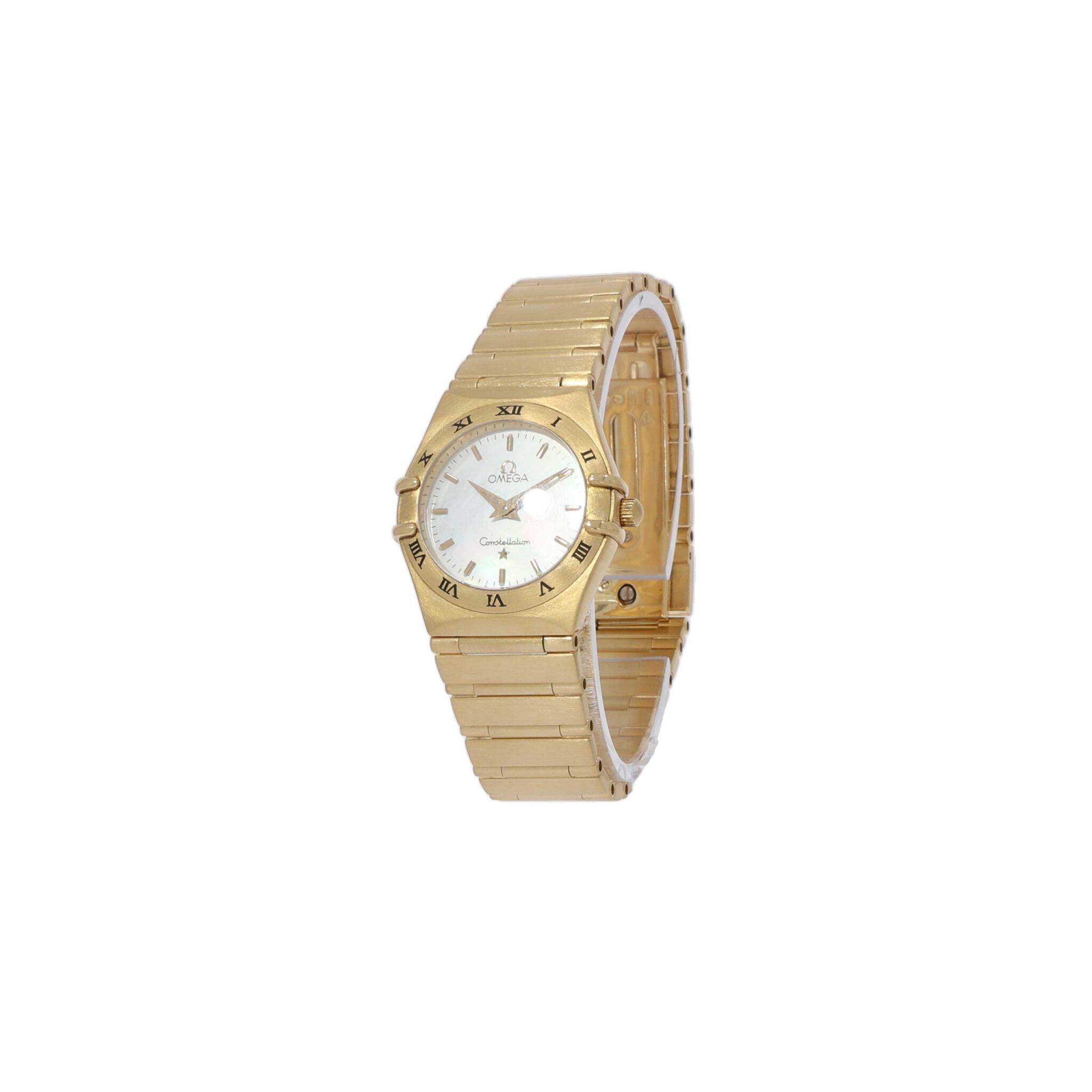 Omega Constellation Quartz Gold 18K Mother of Pearl - Bild 2