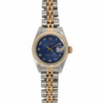 Rolex Lady-Datejust Ref. 69173 blue dial arabic Box & Papers Wempe 1989 - Bild 6 Vorschau