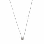 Solitär Anhänger Weißgold 585 / 14K ca. 0,35ct Diamant - Bild 3 Vorschau