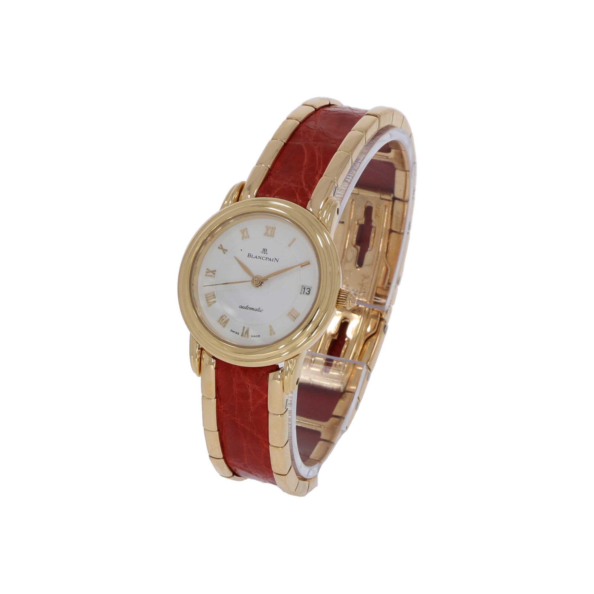 Blancpain Villeret Lady 26mm Gold 18K automatic with Wempe Bracelet Gold 18K