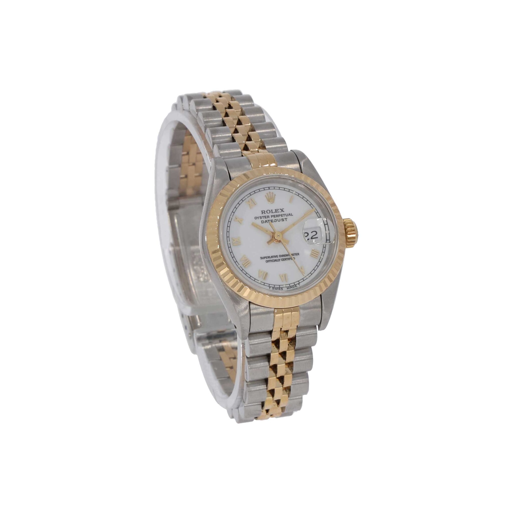 Rolex Lady-DatejustRolex Lady-Datejust Ref. 69173 Stahl/Gold weiß römisch