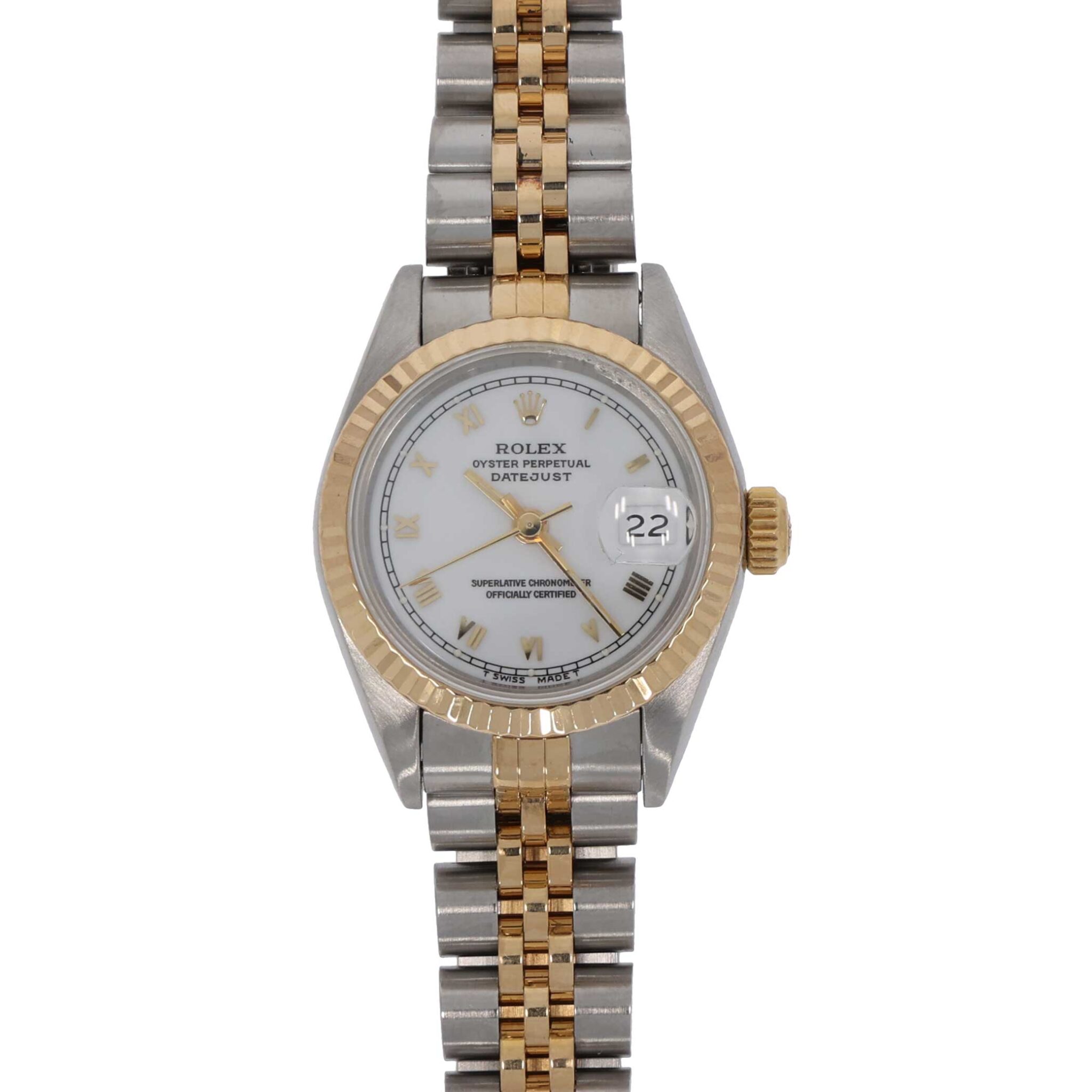 Rolex Lady-DatejustRolex Lady-Datejust Ref. 69173 Stahl/Gold weiß römisch - Bild 5