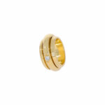 Piaget Drehring Gr. 53 Gelbgold 750 / 18K mit ca. 0,3ct Diamanten - Bild 4 Vorschau