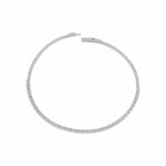Flexi Riviérearmband Weißgold 585 / 14K mit ca. 1ct Diamanten - Bild 3 Vorschau