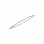 Flexi Riviérearmband Weißgold 585 / 14K mit ca. 1ct Diamanten - Bild 4 Vorschau