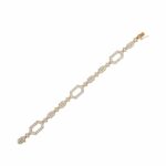 Armband 17,5cm Gelbgold 750 / 18K mit ca.5,34ct Diamanten - Bild 4 Vorschau