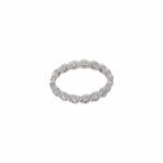 Memoire Ring Gr.60 Weißgold 585 / 14K mit ca. 0,94ct Diamanten - Bild 2 Vorschau
