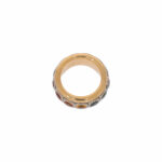 Drehring Gr.57,5 Weiß- Gelbgold 750 / 18K mit 8ct bunten Saphiren - Bild 3 Vorschau