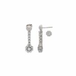 Diamant Ohrstecker mit Blütenform Weißgold 585 mit ca. 1ct - Bild 4 Vorschau