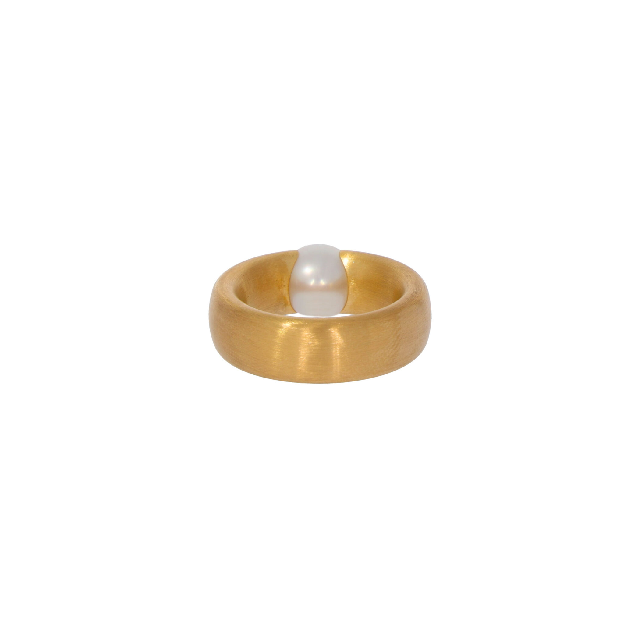 Perlen Ring Gr.53 Gelbgold 750 / 18K - Bild 3