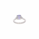 Tansanit Ring Gr.53 Weißgold 750 / 18K mit ca. 0,3ct Diamanten - Bild 3 Vorschau