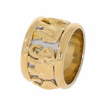 Elefanten Ring Gr.49 Weiß,- Gelbgold 750 / 18K Vorschau