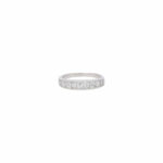 Diamant Ring mit 9 Carrée Diamanten ca. 0,5ct Weißgold 750 / 18K Vorschau
