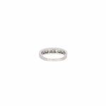 Diamant Ring mit 9 Carrée Diamanten ca. 0,5ct Weißgold 750 / 18K - Bild 3 Vorschau