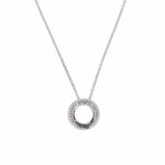 Kette mit Anhänger Weißgold 750 / 18K mit ca. 0,34ct Diamanten - Bild 4 Vorschau