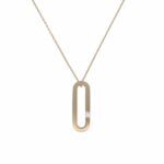 Kette mit Anhänger Gelbgold 585 / 14K mit 0,08ct Diamant - Bild 2 Vorschau