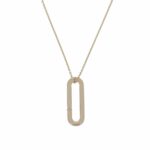 Kette mit Anhänger Gelbgold 585 / 14K mit 0,08ct Diamant - Bild 3 Vorschau