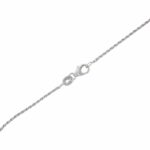 Kette mit Solitäranhänger Weißgold 585 / 14K mit ca. 0,14ct Diamant - Bild 3 Vorschau